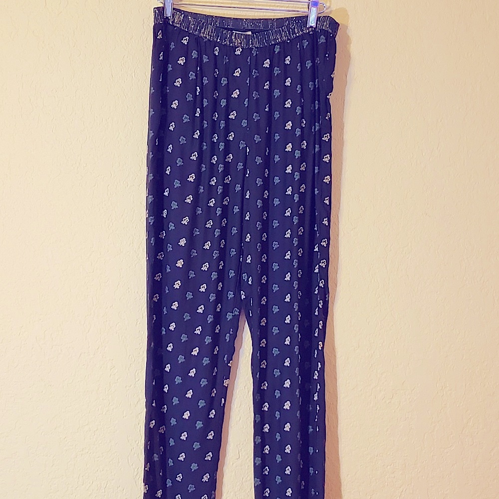 Bellerose Belgium "Halfen" Navy Blue Print Pants
